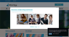 Desktop Screenshot of alfredberg.no