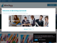 Tablet Screenshot of alfredberg.no